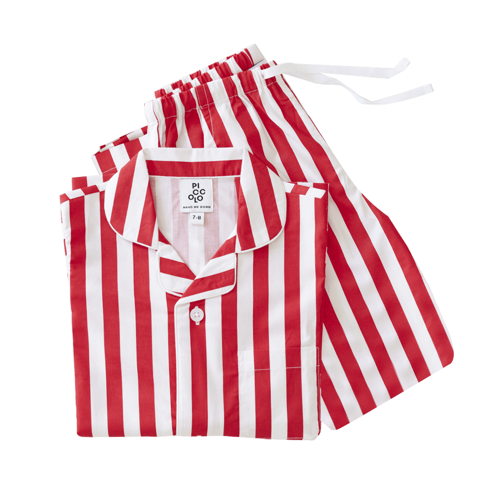 Piccolo Pyjama Long Set - Carnival Red