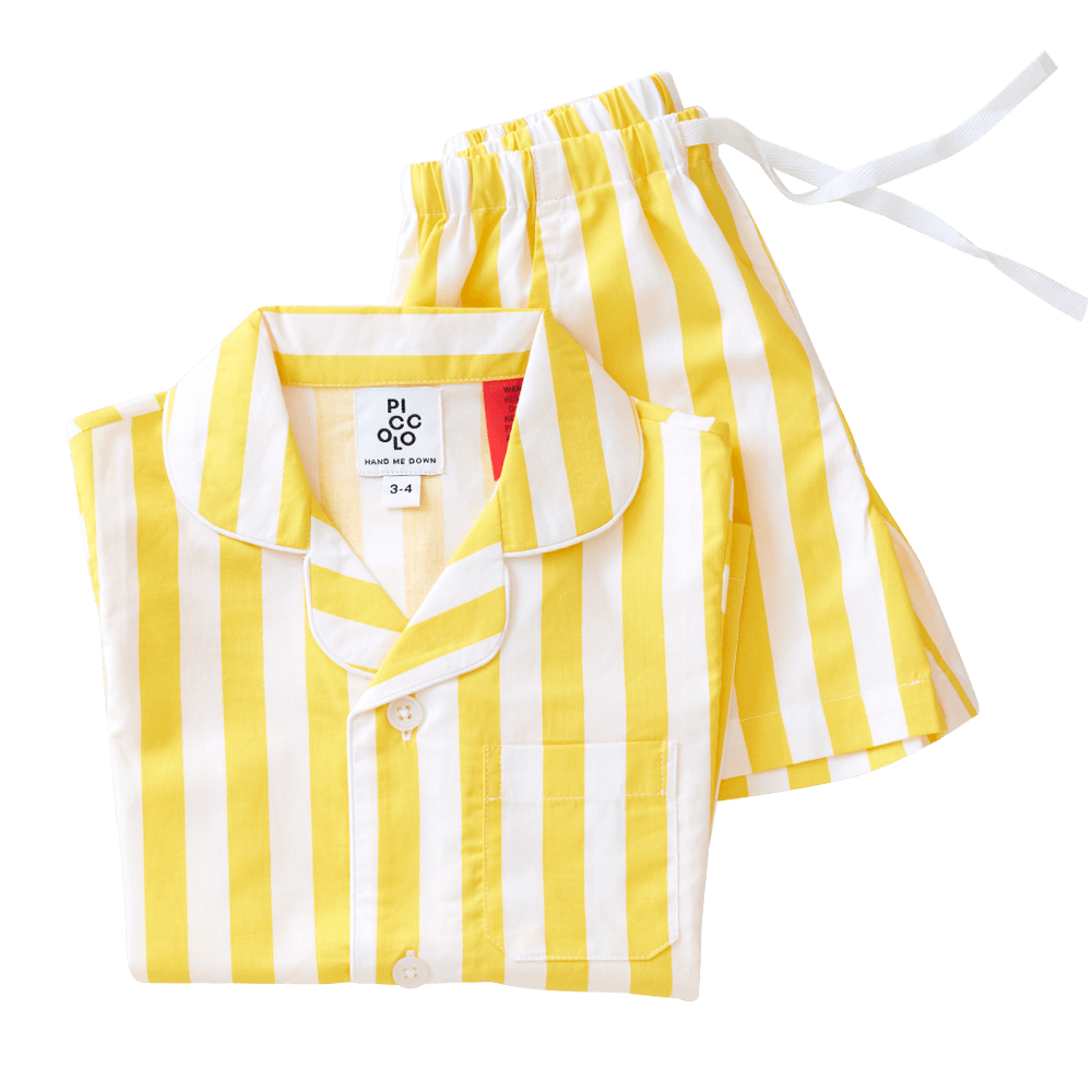 Piccolo Pyjama Short Set - Sunshine Yellow