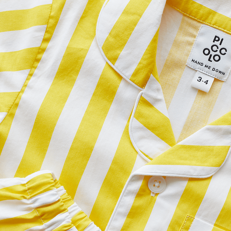 Piccolo Pyjama Short Set - Sunshine Yellow