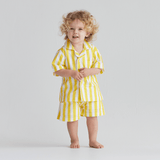 Piccolo Pyjama Short Set - Sunshine Yellow