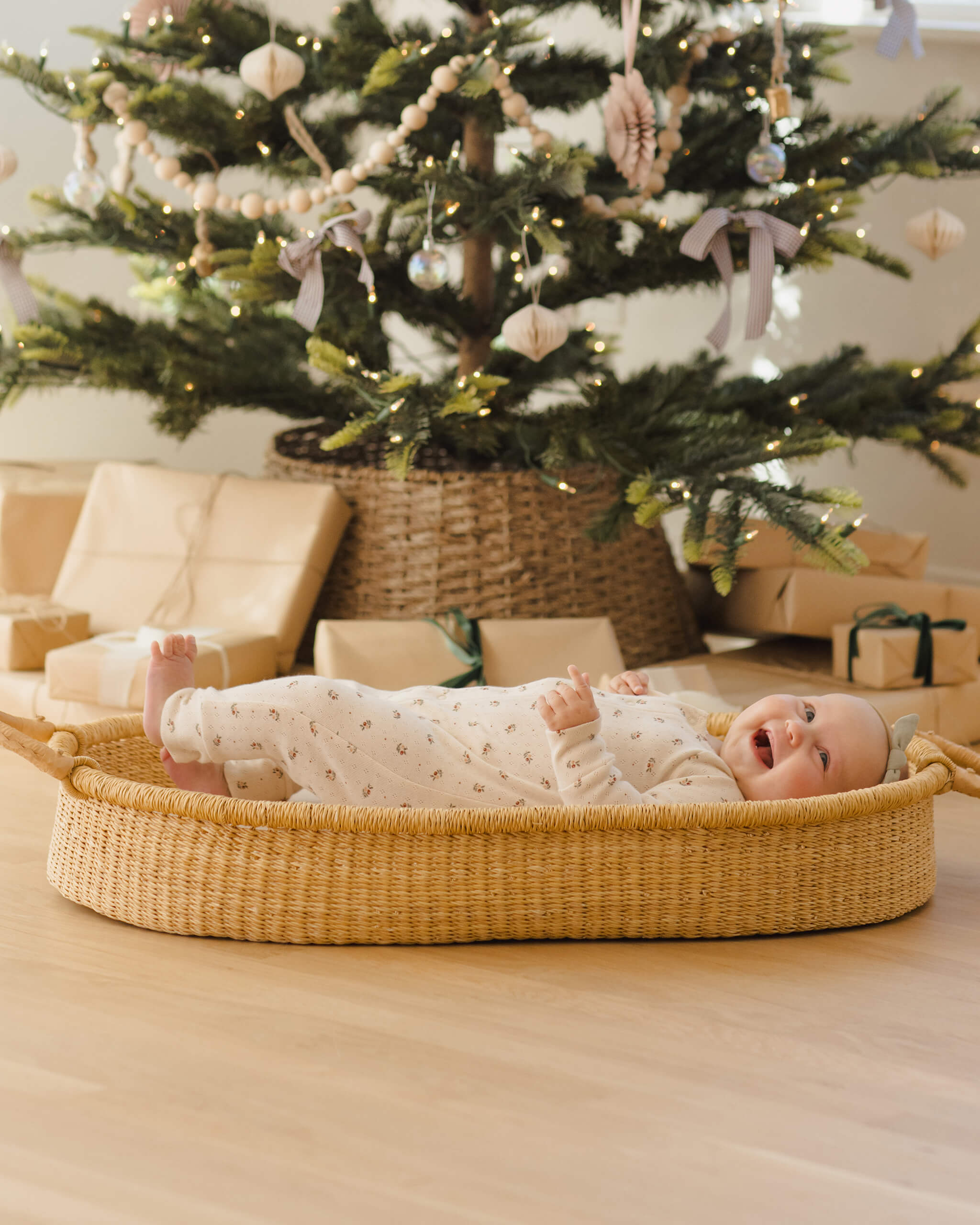 Quincy Mae Pointelle Long John - Holly Berry