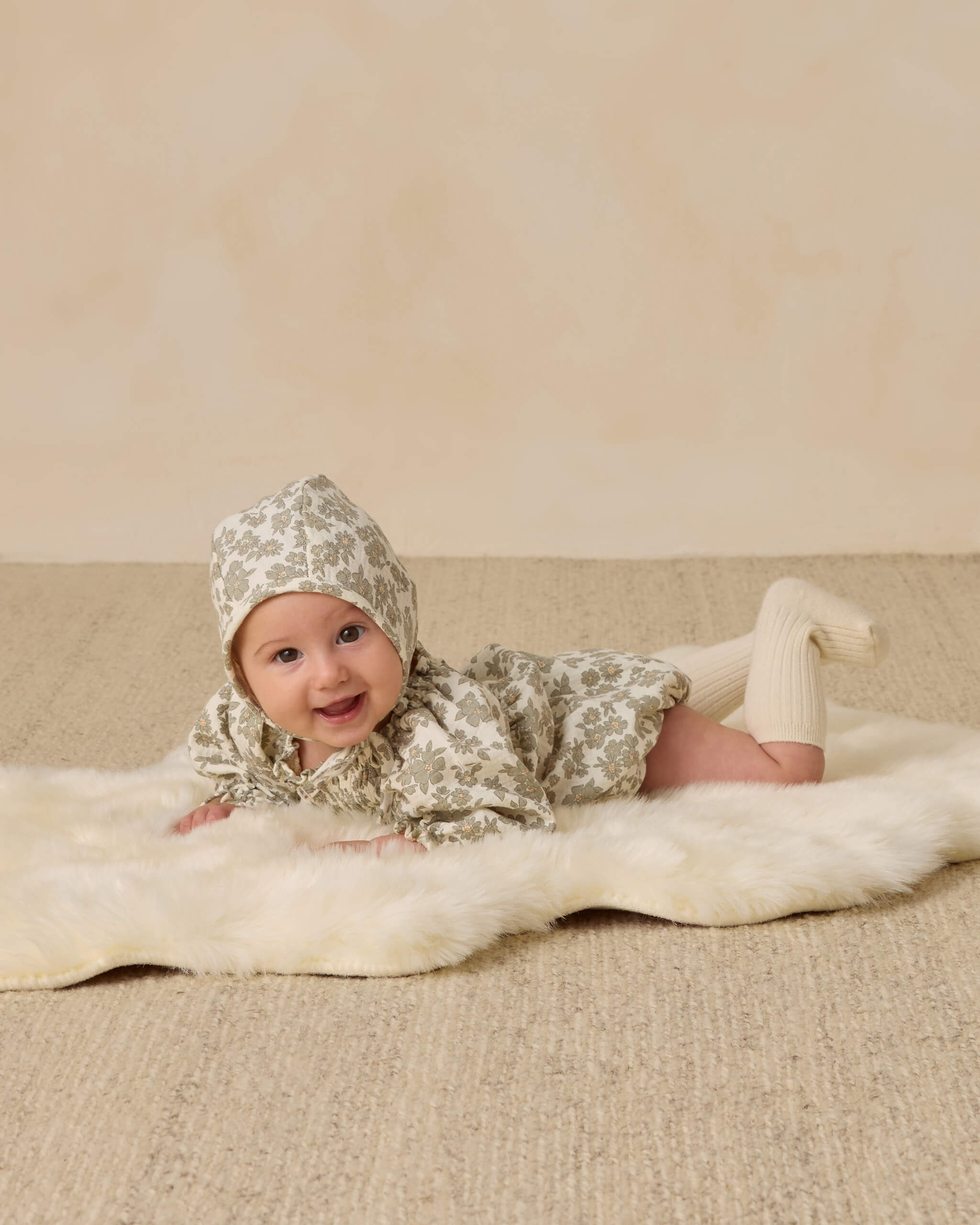 Quincy Mae Francy Set - Green Floral