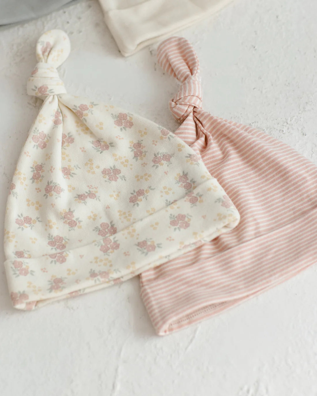 Quincy Mae Knotted Baby Hat - Flower Field