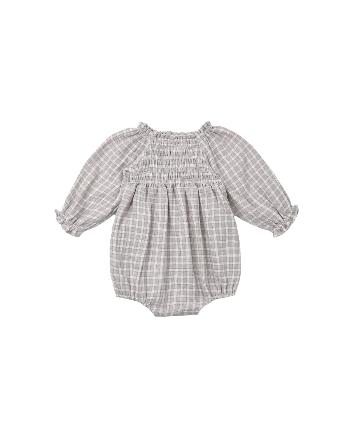 Eden Romper - Blue Gingham