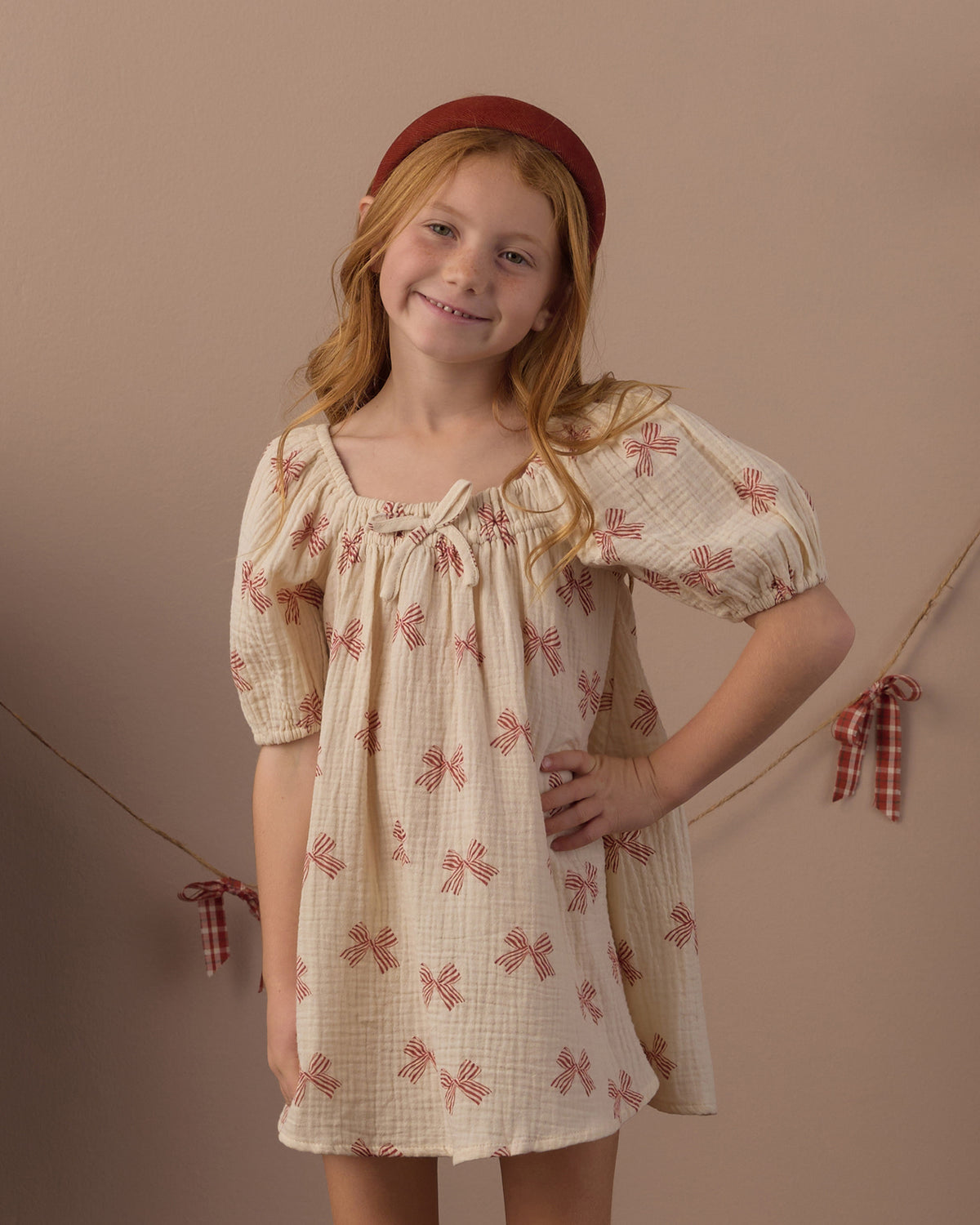 Sabrina Mini Dress - Peppermint Bows
