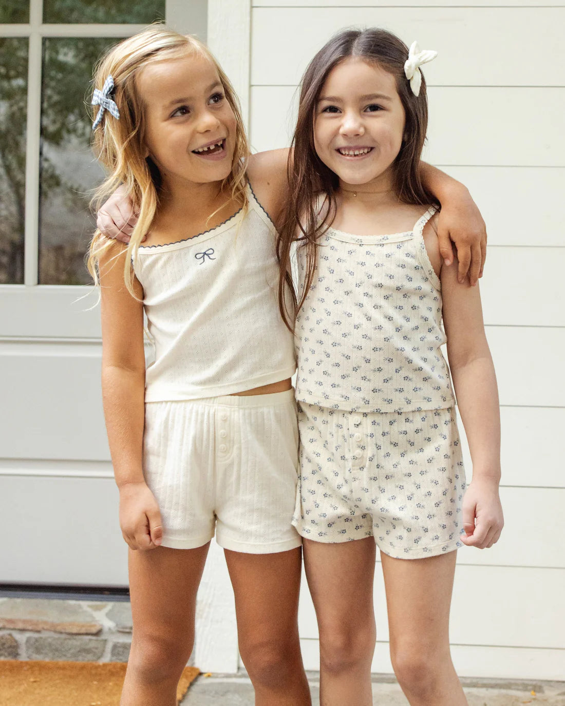 Rylee + Cru Pointelle Lounge Set - Natural