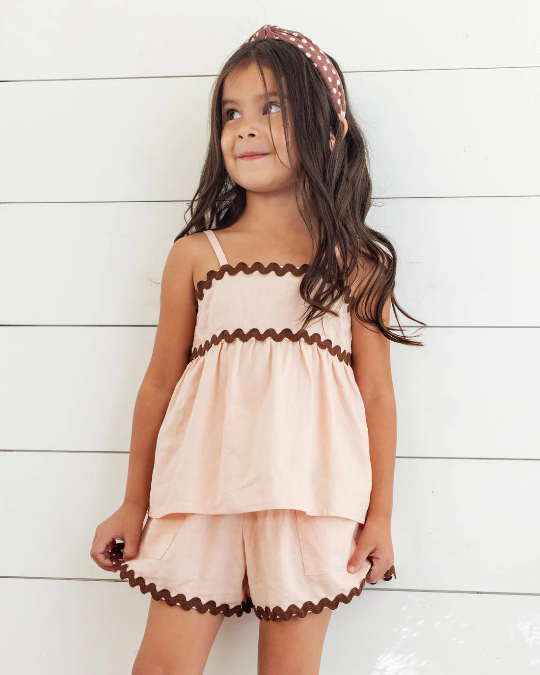 Rylee + Cru Ric Rac Set - Blush