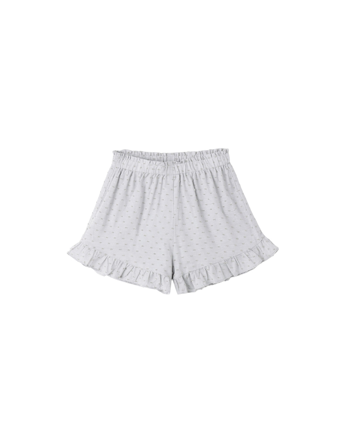 Ruffle Shorts- Dusty Blue