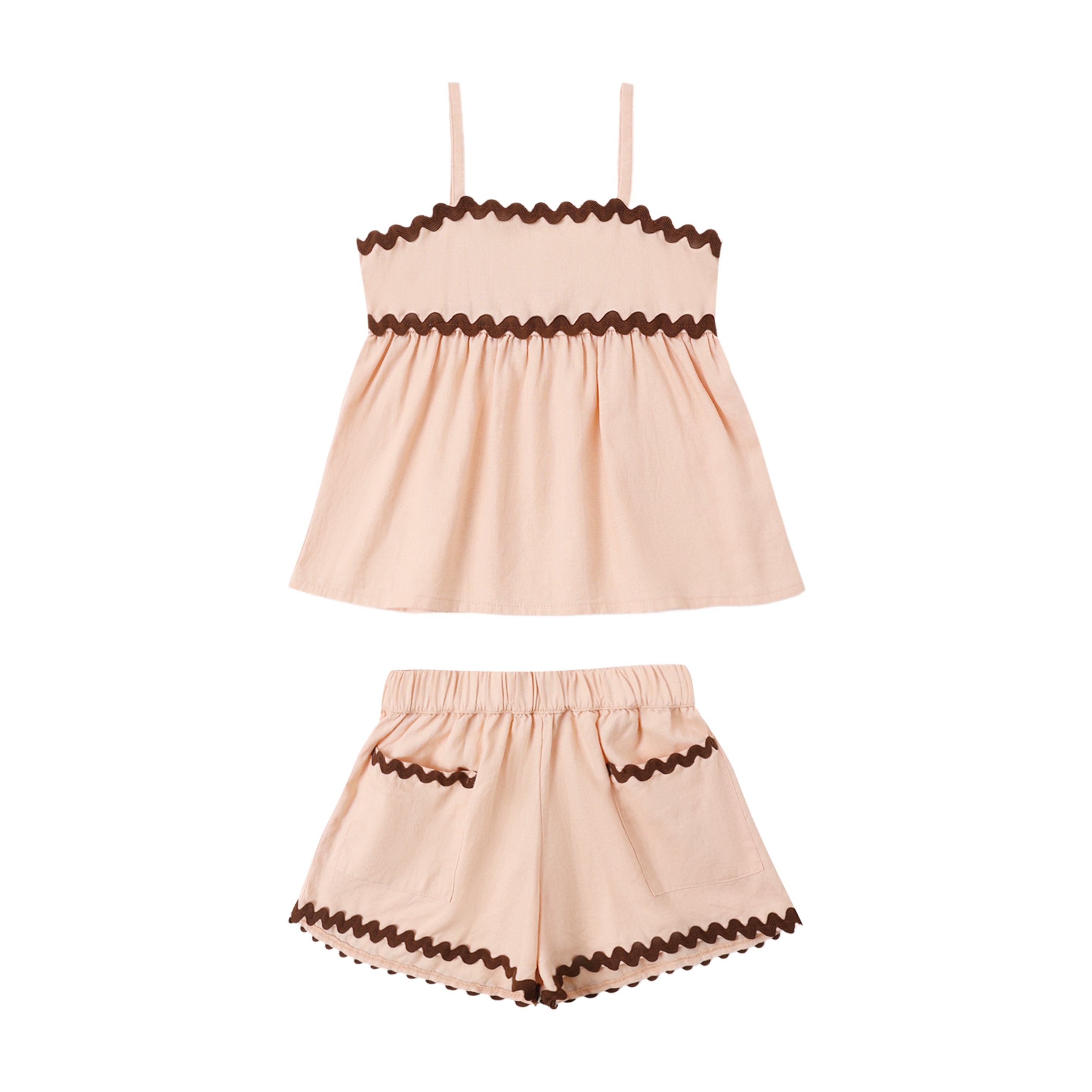 Rylee + Cru Ric Rac Set - Blush