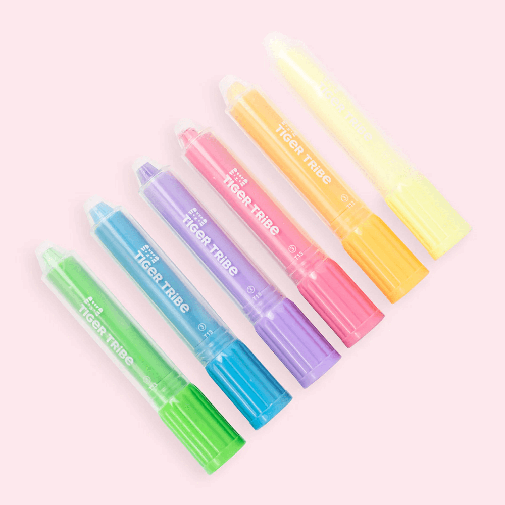 Tiger Tribe - Pastel Silk Crayons