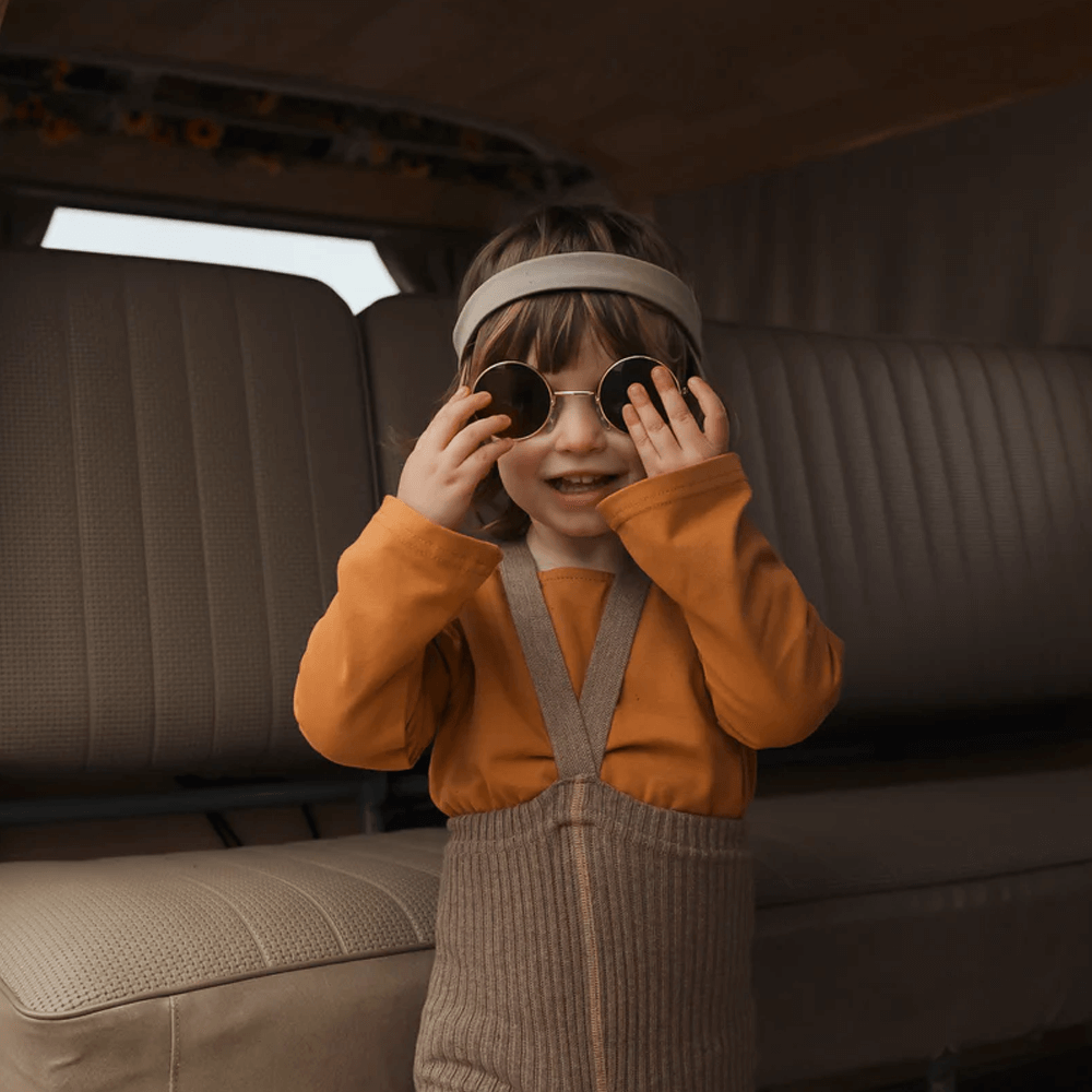 Silly Silas Hippy Footless Tights - Cocoa