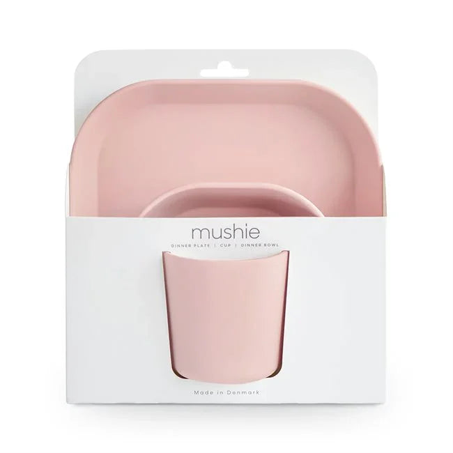 Mushie Dinnerware Set - Blush