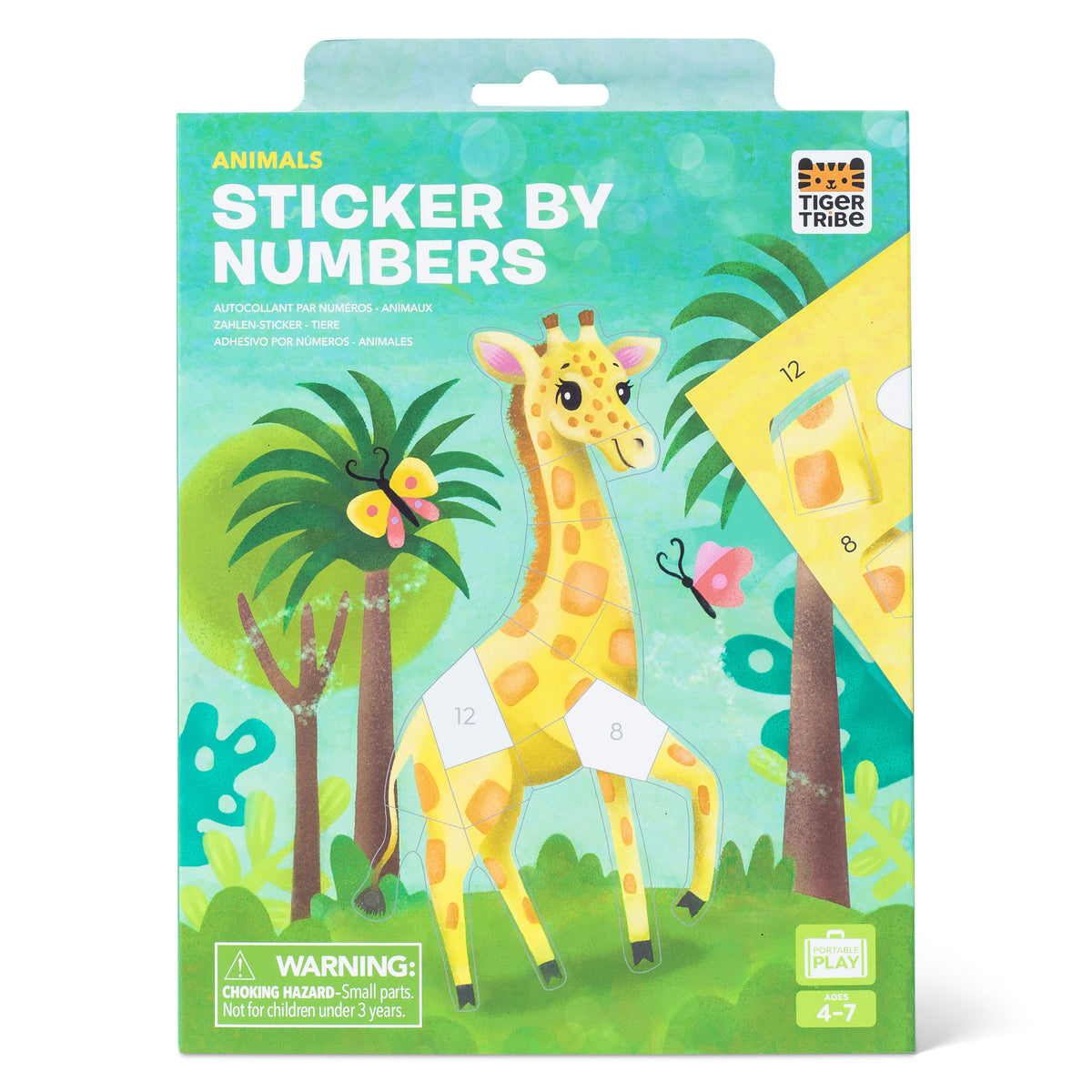 Tiger Tribe Sticker by Number - Animals