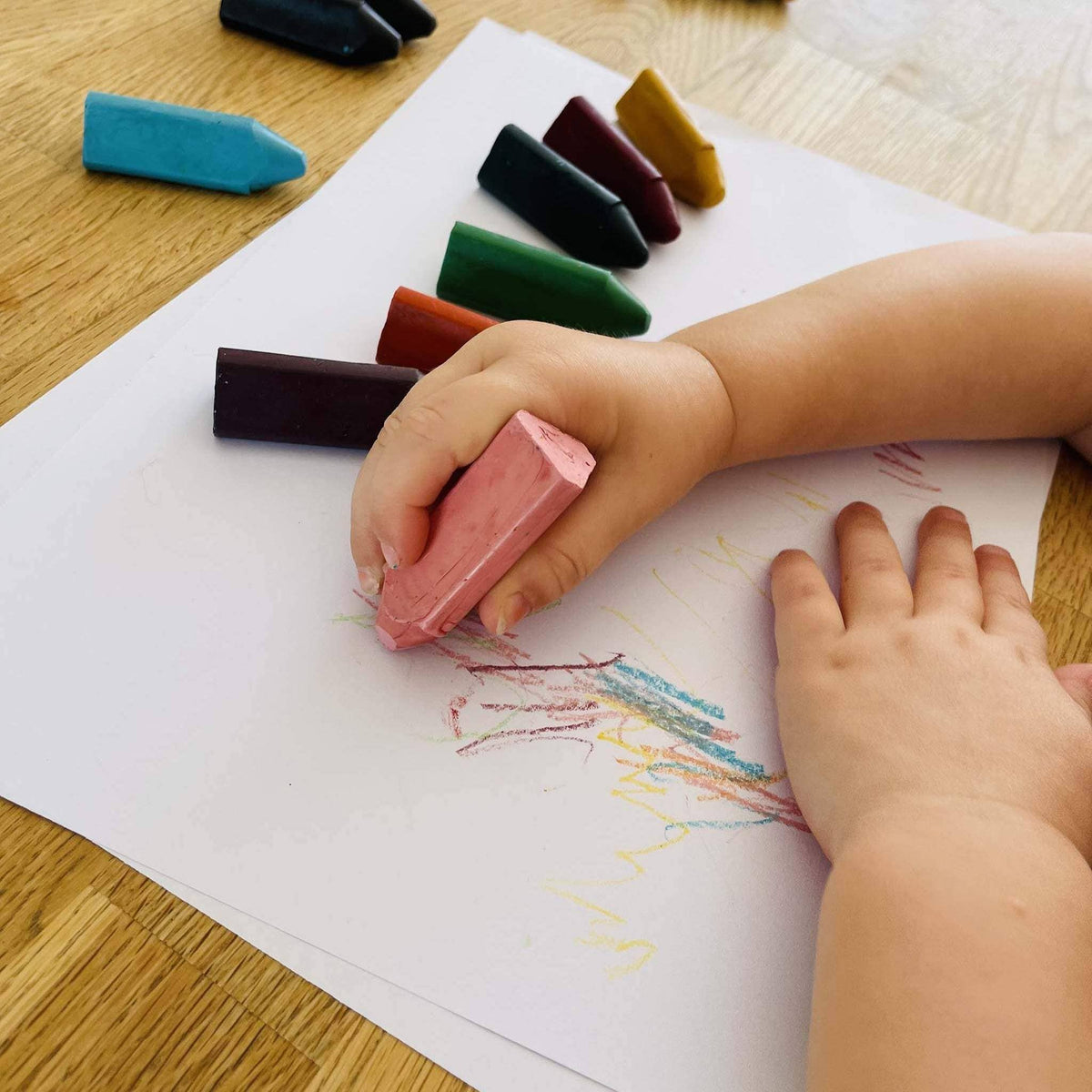 Honeysticks Beeswax Crayons Triangles 8 pack