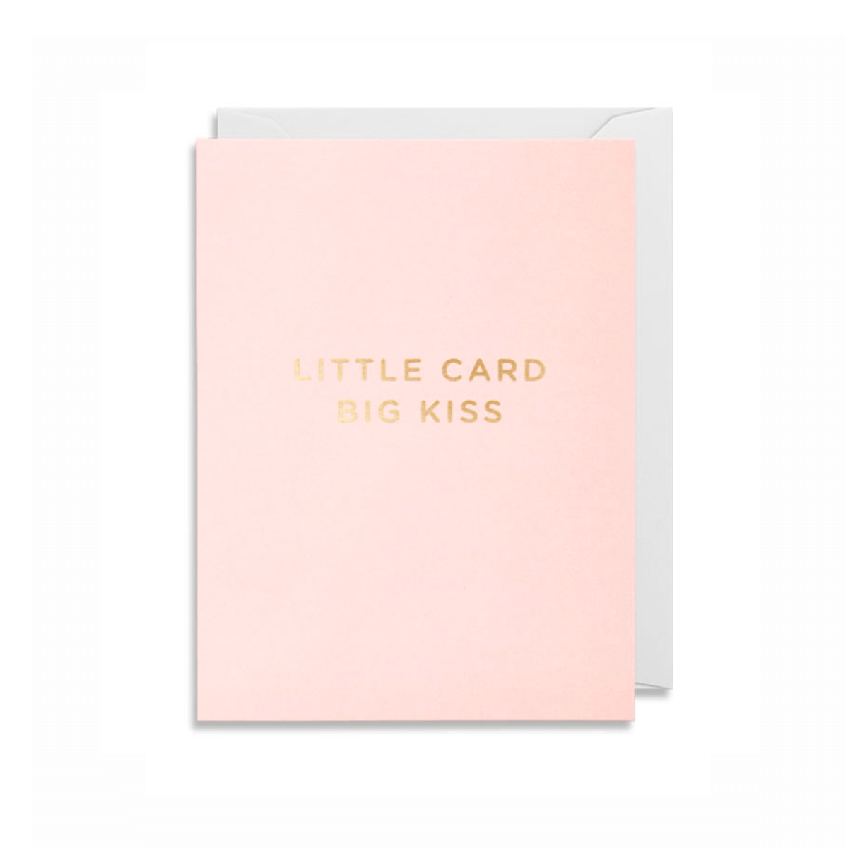 Lagom Design Little Card Big Kiss Greeting Card
