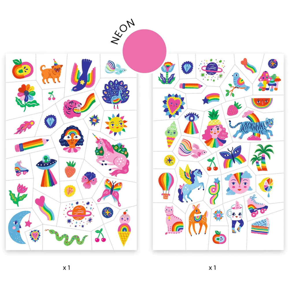 Djeco Tattoos - Rainbow Tattoos