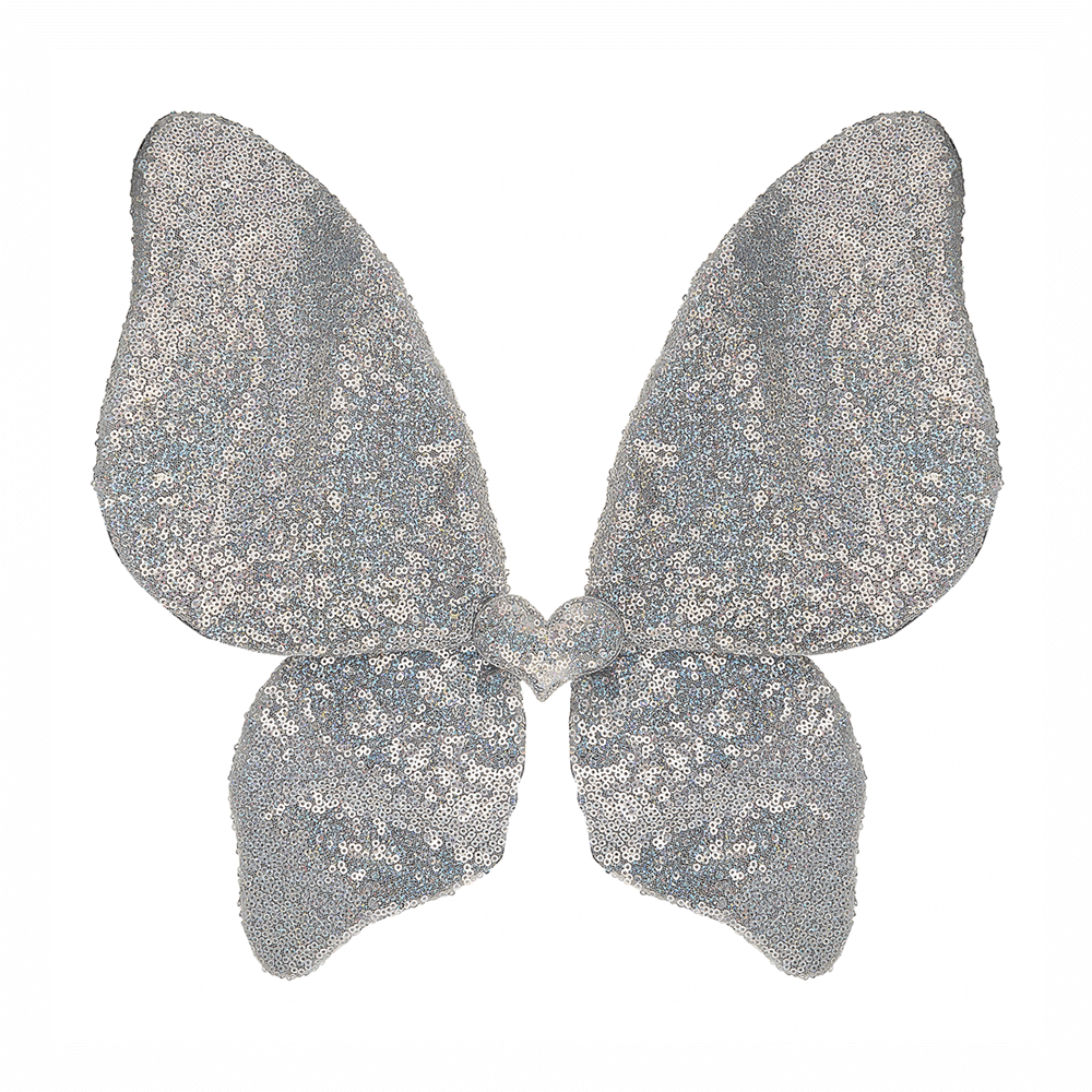 Mimi & Lula Sparkle Sequin Wings - Silver