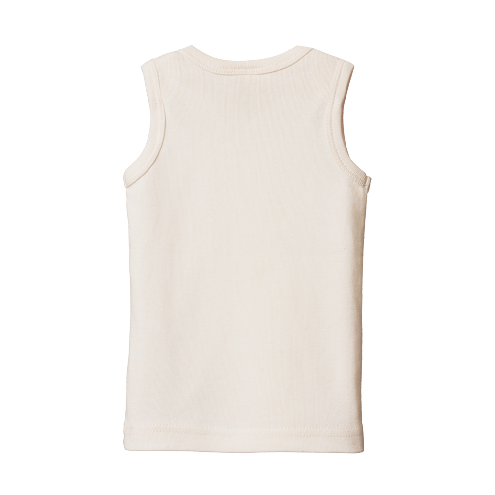 Nature Baby Cotton Singlet - Natural