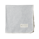 Nature Baby Cotton Wrap - Grey Marl Stripe