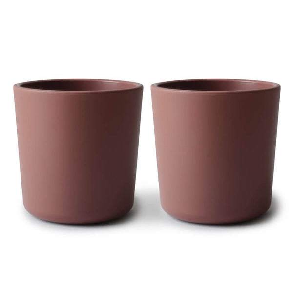 Mushie Set of 2 Cups - Woodchuck