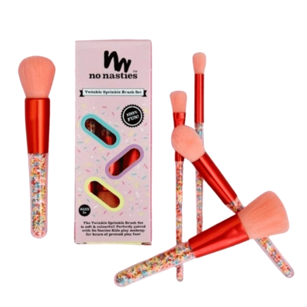 No Nasties Natural Kids Twinkle Sprinkle Brush Set