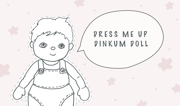 Dress Me Up Dinkum Doll Printable