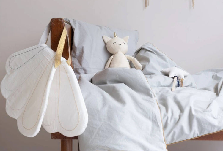 Fabelab focuses on enhancing and supporting children's imagination and creativity with beautiful, playful, and 100% organic homewares and toys for children, and babies. Available in New Zealand online and in store at Little Gatherer.