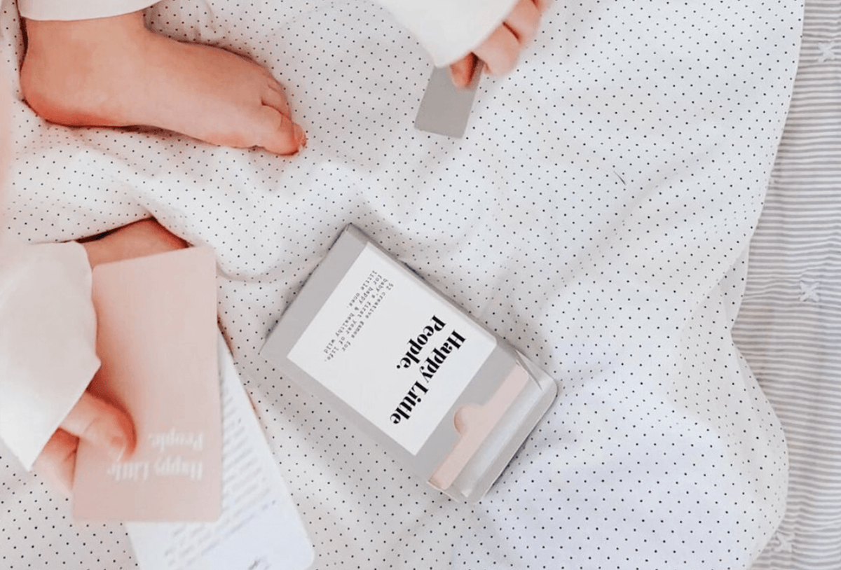 52 creative games for baby's first year of life. Use these beautiful cards to inspire fun and connection. A truly unique baby shower gift, or gift for new parents. Available online and in store from Little Gatherer Children's Boutique.