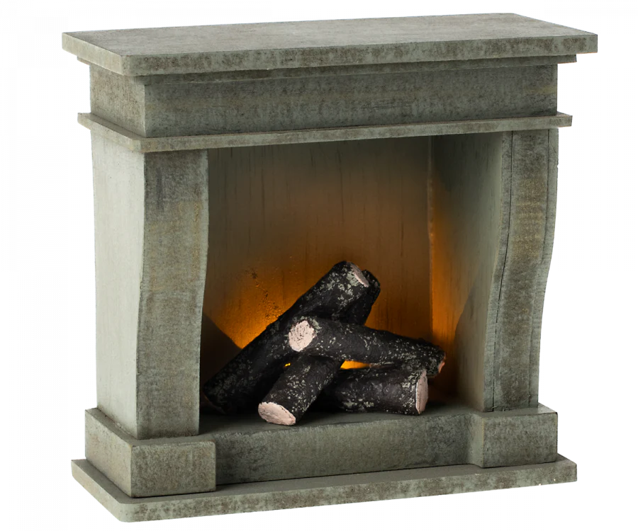 Fireplace Miniature | Dusty green