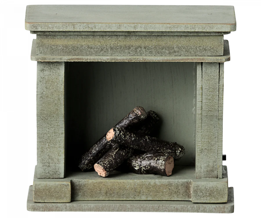 Fireplace Miniature | Dusty green