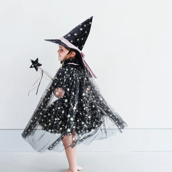 Mimi & Lula Agatha Tulle Cape - Black