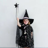 Mimi & Lula Agatha Tulle Cape - Black