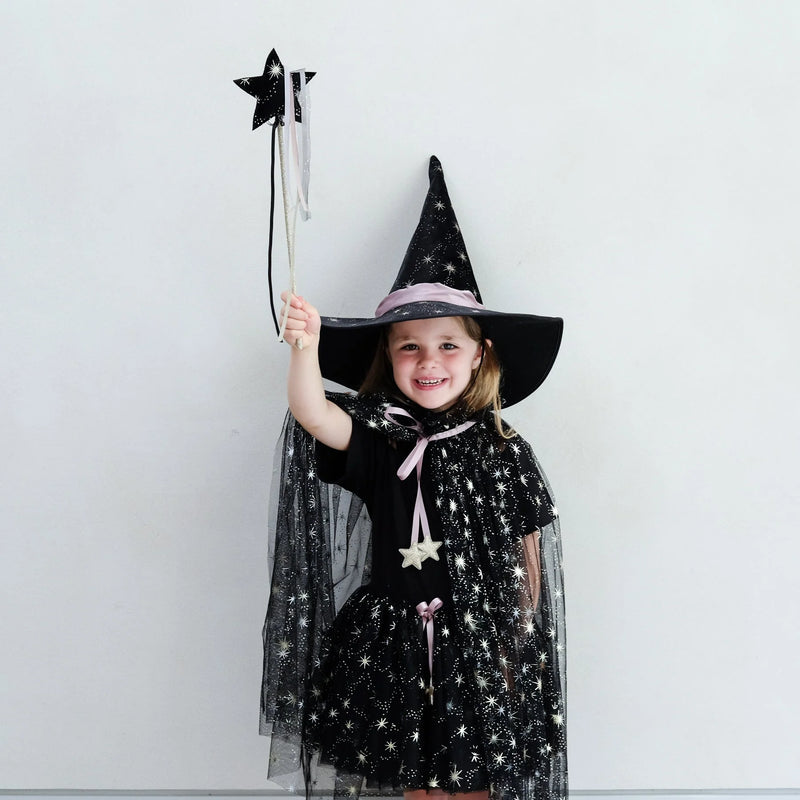 Mimi & Lula Agatha Tulle Cape - Black