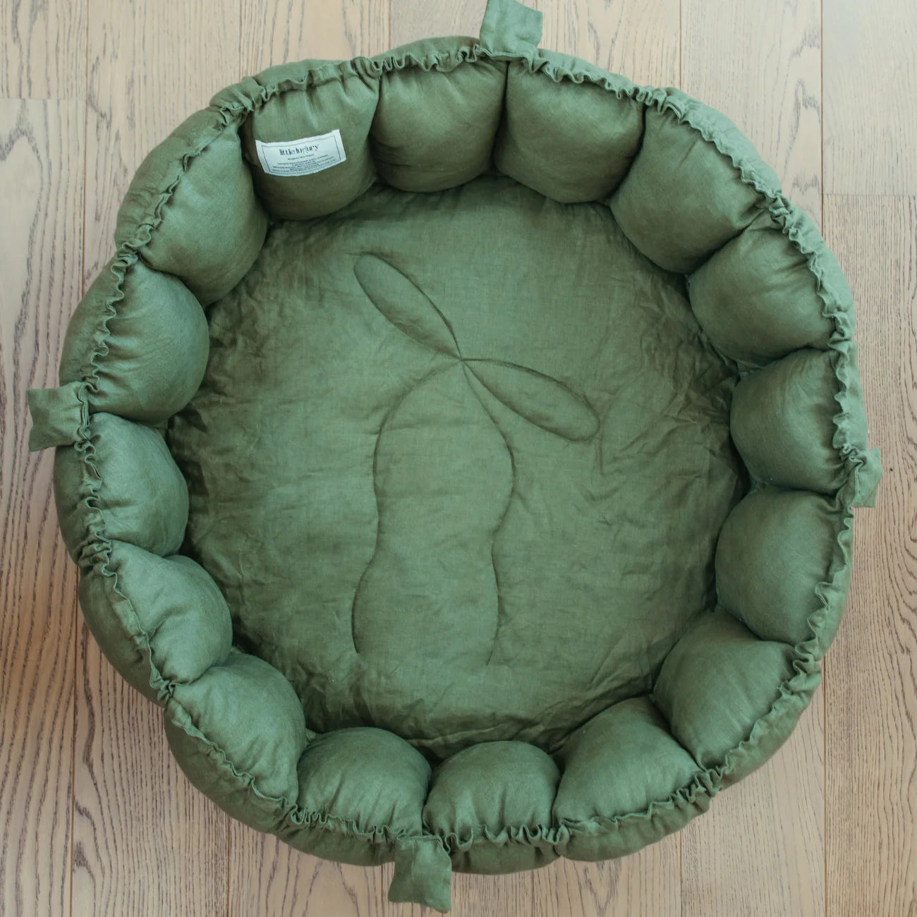 Little Luxury Plush Organic Playmat - Olive