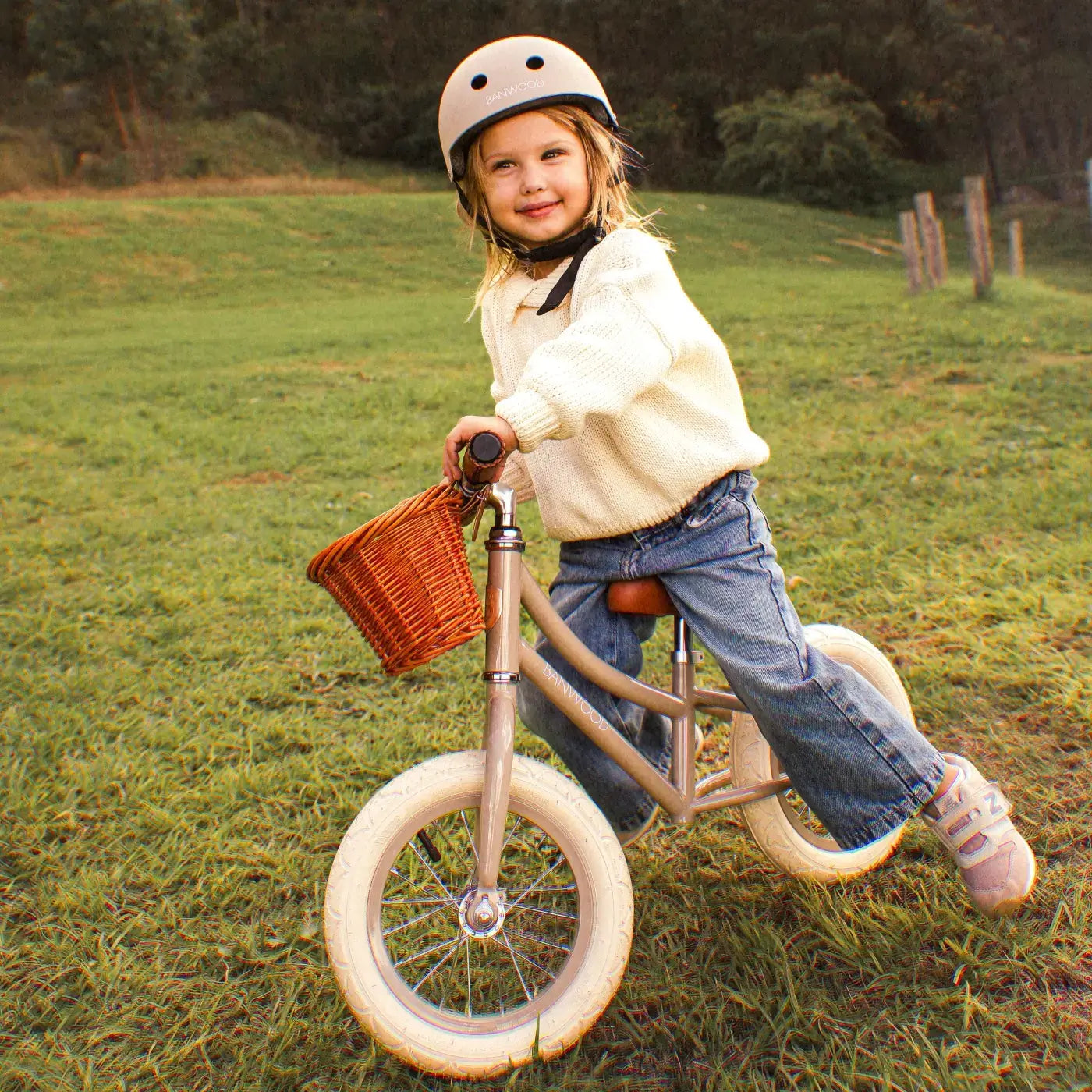 Banwood First Go Balance Bike - Beige