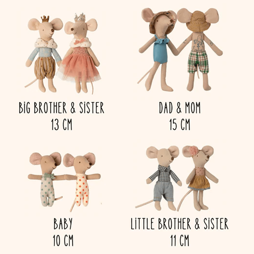 Little Sister Ballerina Mouse Rose