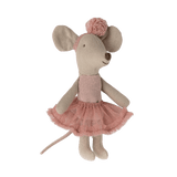 Maileg Little Sister Ballerina Mouse Rose