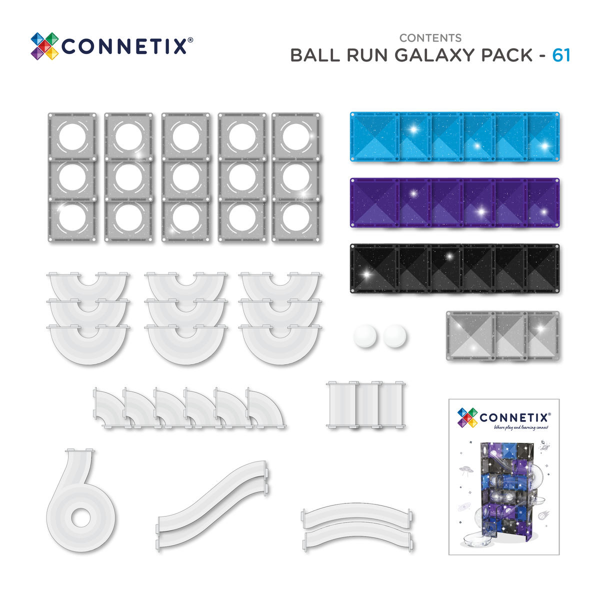 Ball Run Galaxy Pack 61 Pc