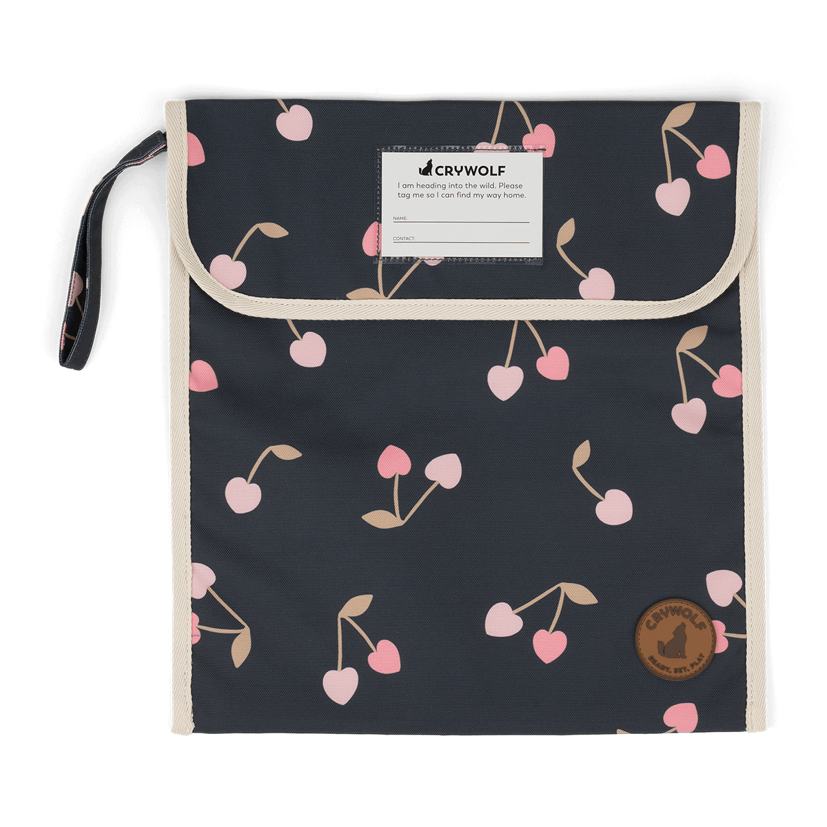 Crywolf Book Bag - Cherry Hearts