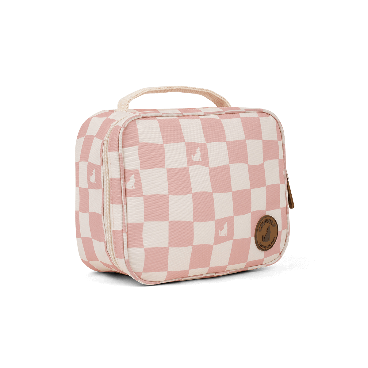 Crywolf Everyday Lunch Bag - Pink Check