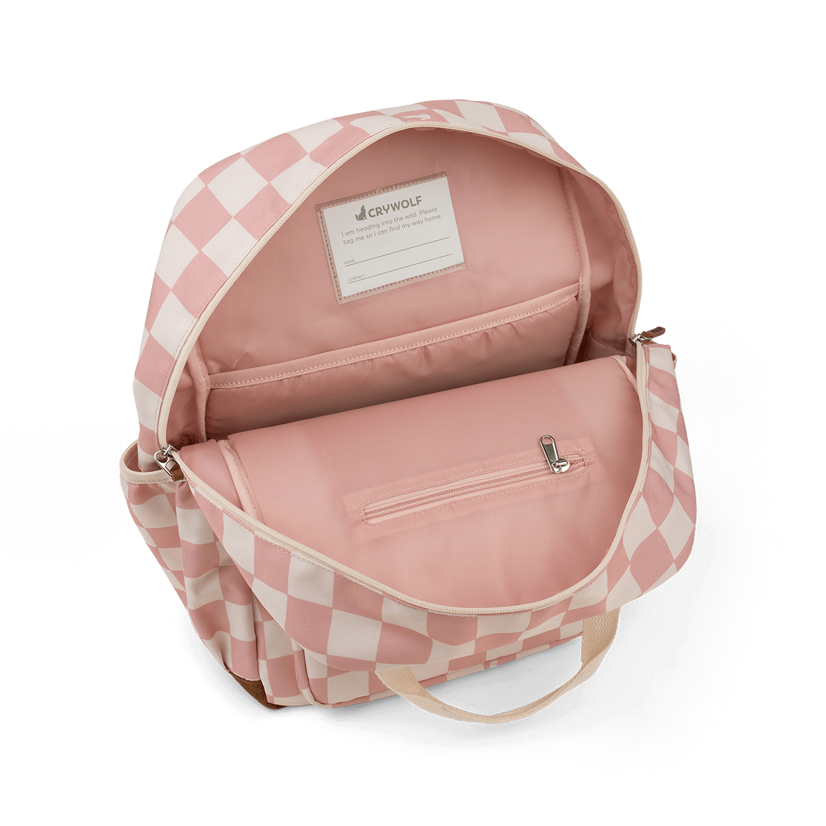 Crywolf Knapsack - Pink Check
