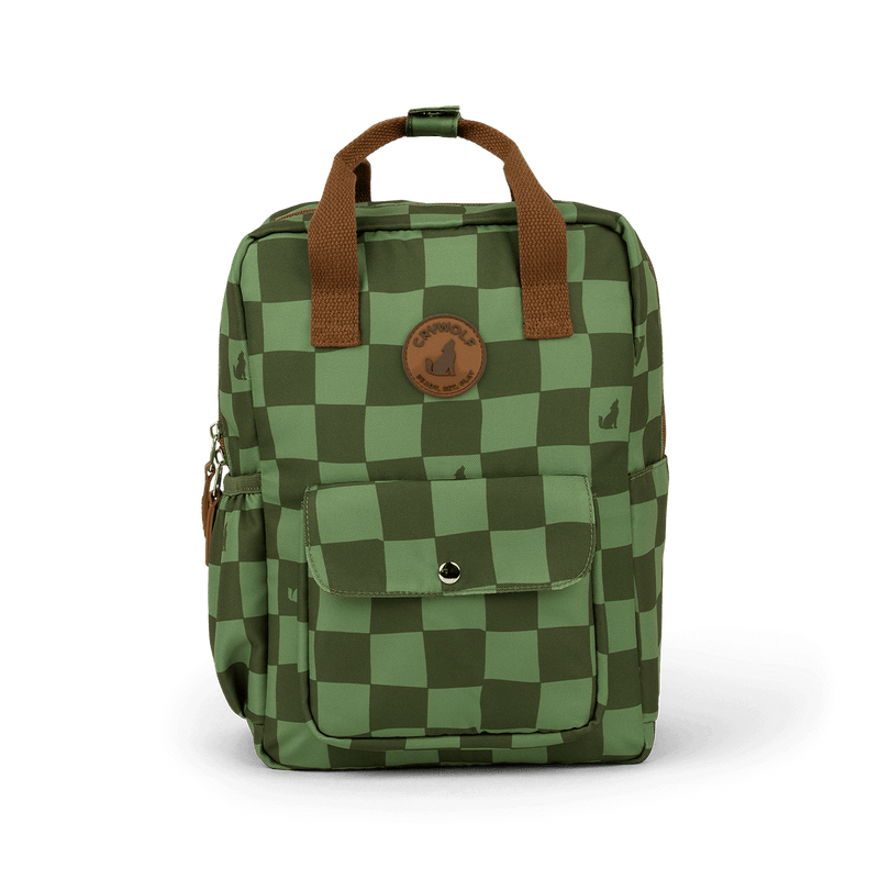 Crywolf Mini Backpack - Green Check
