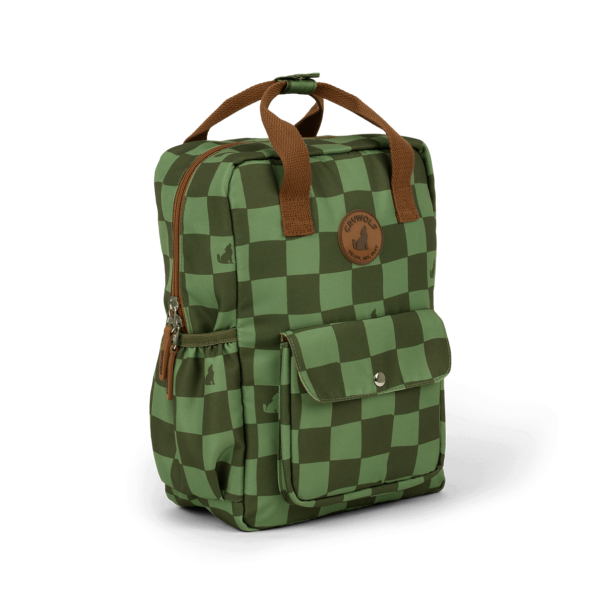 Crywolf Mini Backpack - Green Check