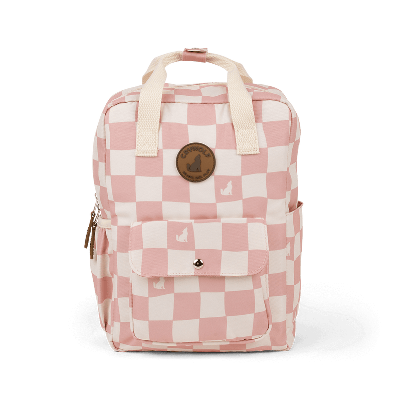 Crywolf Mini Backpack - Pink Check