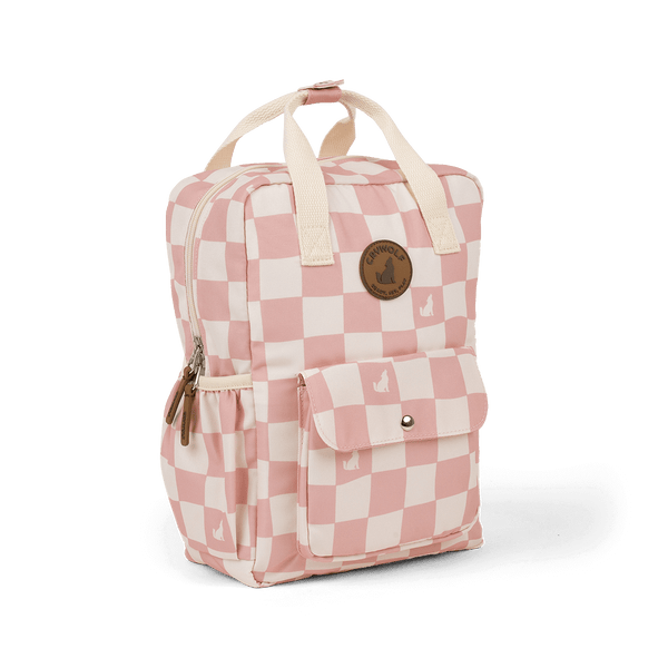 Crywolf Mini Backpack - Pink Check