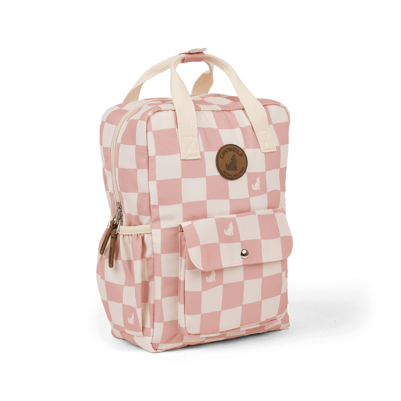 Crywolf Mini Backpack - Pink Check