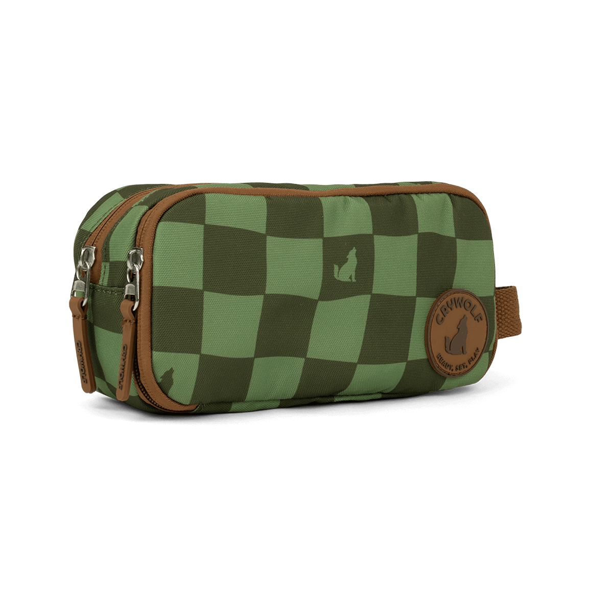 Crywolf Fable Pencil Case - Green Check