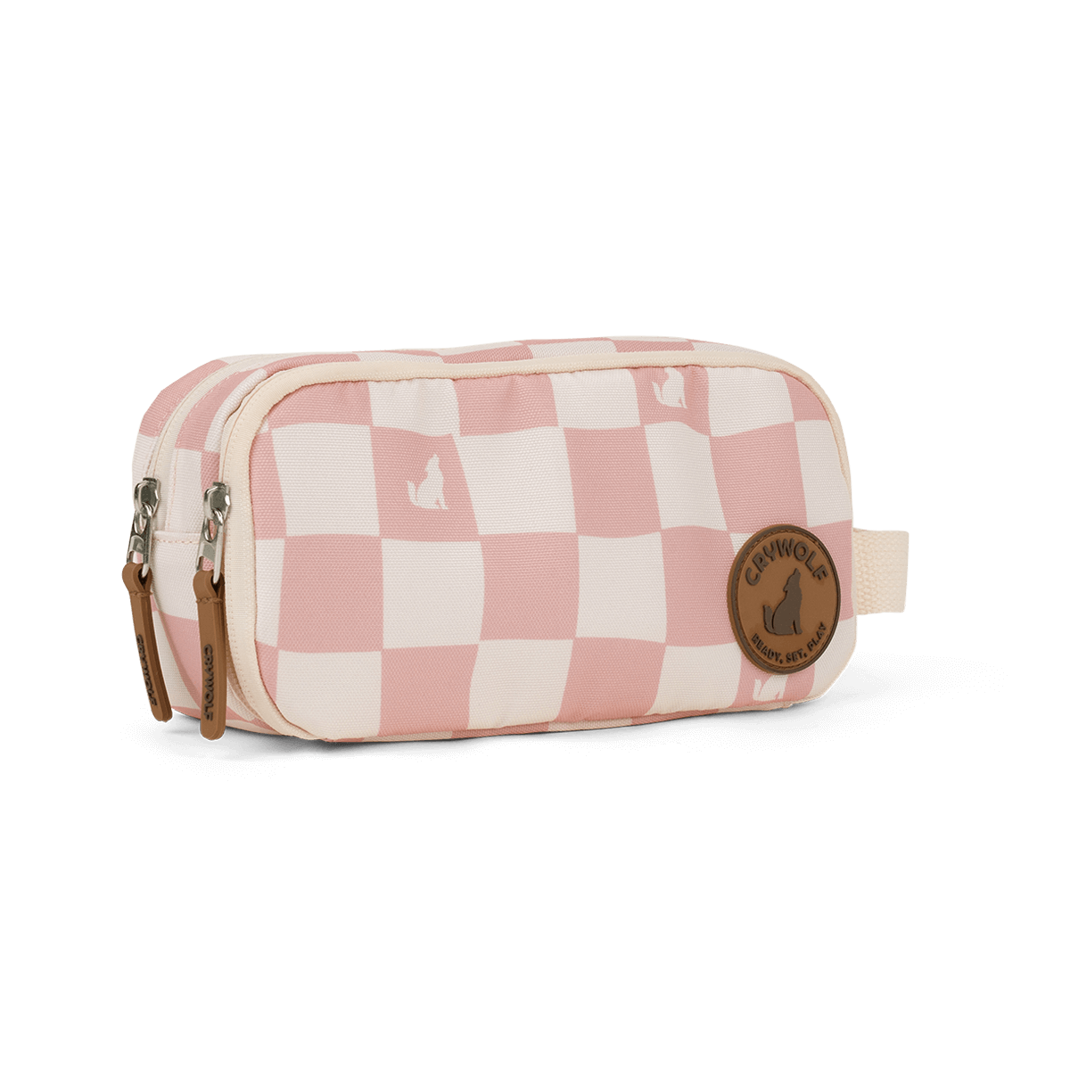 Crywolf Fable Pencil Case - Pink Check