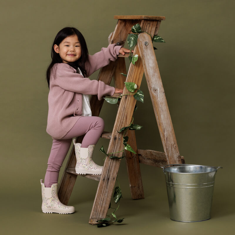 Pretty Brave Puddle Boot - Secret Garden