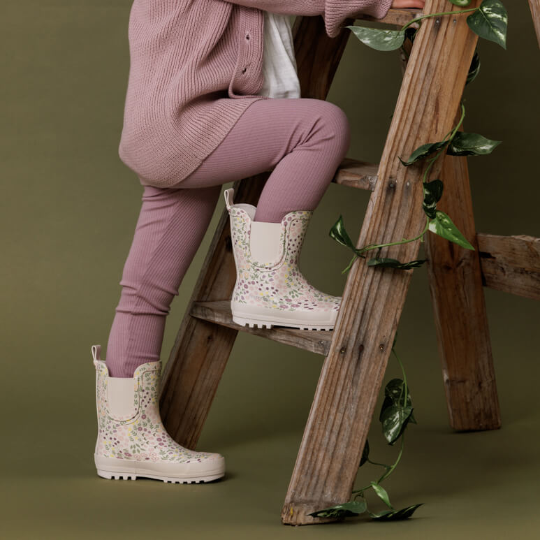 Pretty Brave Puddle Boot - Secret Garden